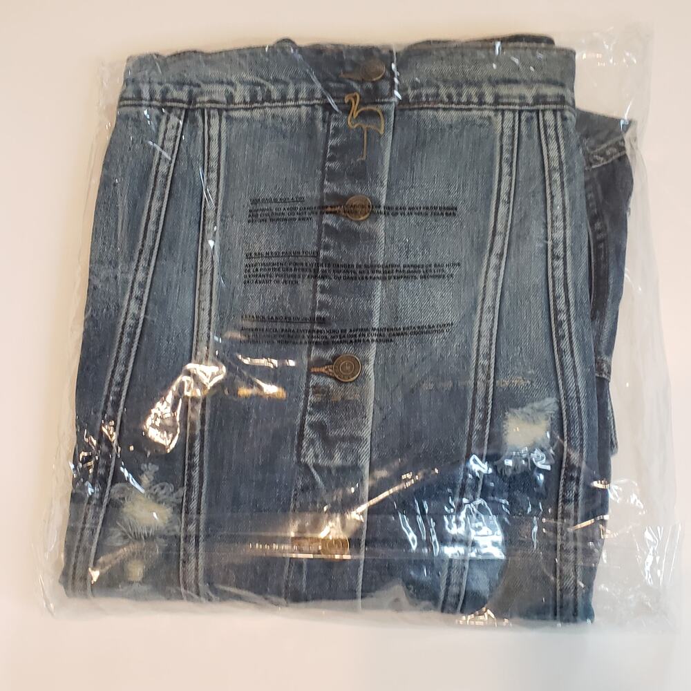 Sandrine Rose x Free People Boys Don't Cry Boyfriend Jean‎ Jacket Size Medium - Picture 3 of 6
